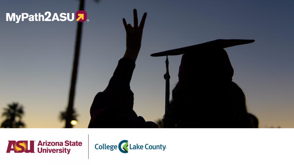 College of Lake County and ASU partner logo